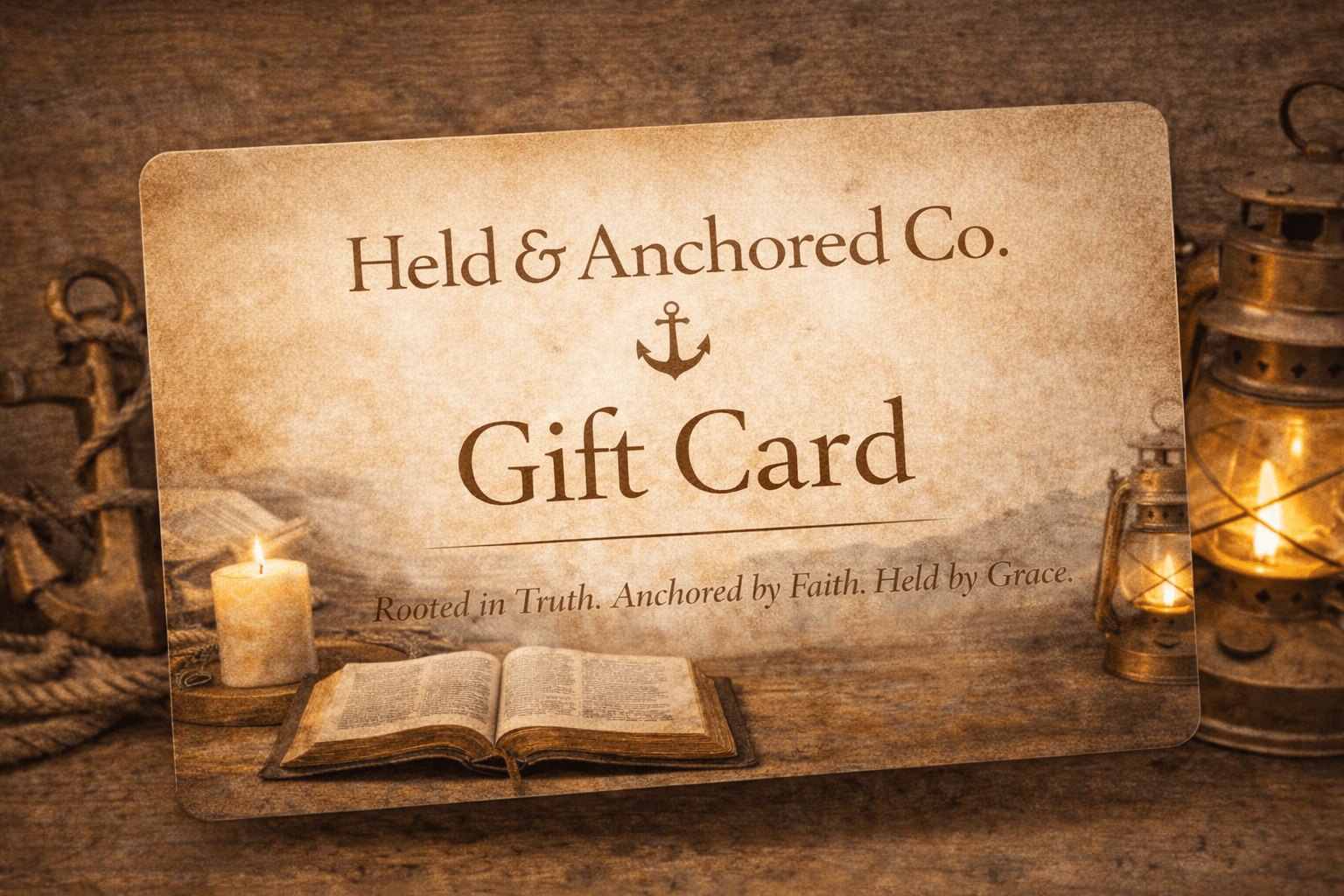 Held & Anchored Co. Gift Card - Held & Anchored