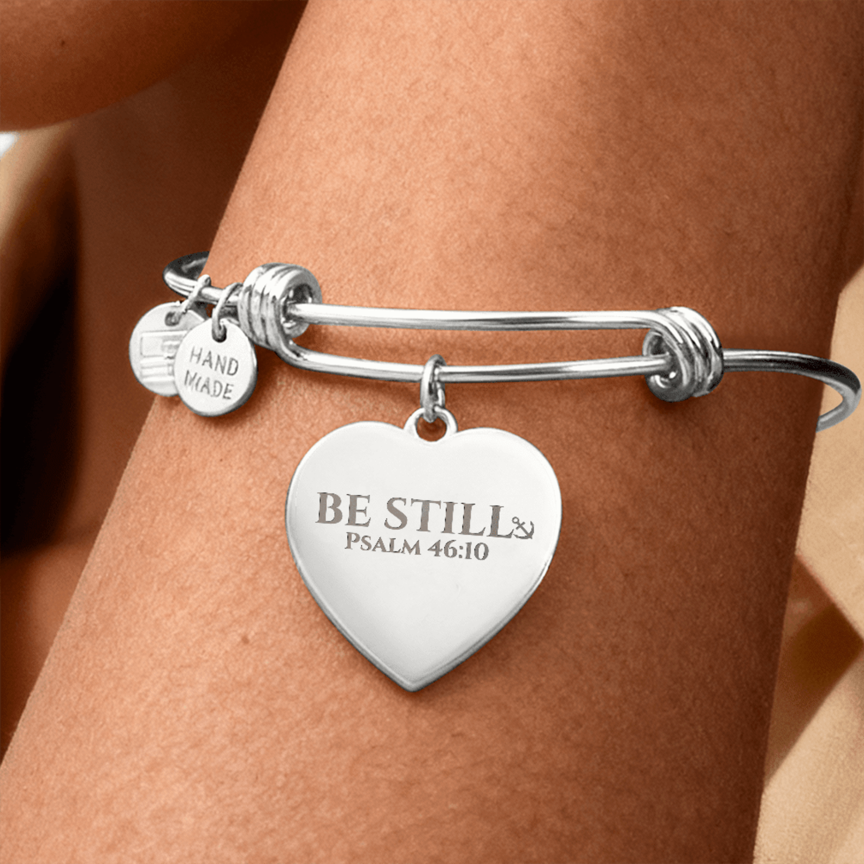 Be Still Bracelet – Psalm 46:10 Faith Reminder - Held & Anchored