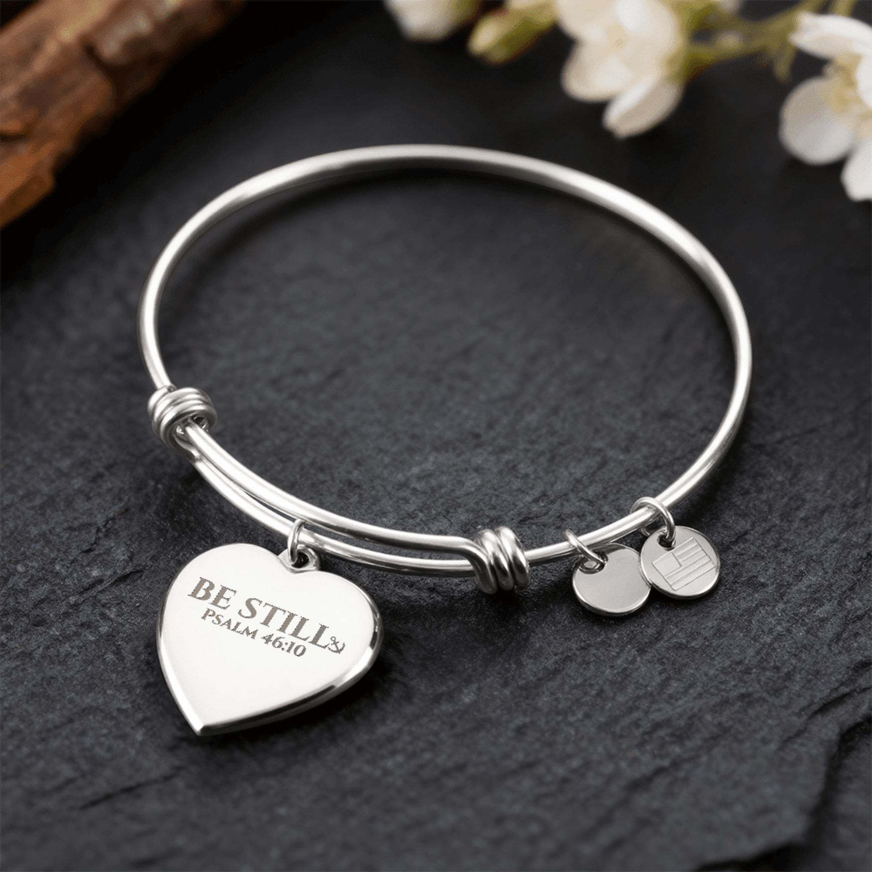 Be Still Bracelet – Psalm 46:10 Faith Reminder - Held & Anchored