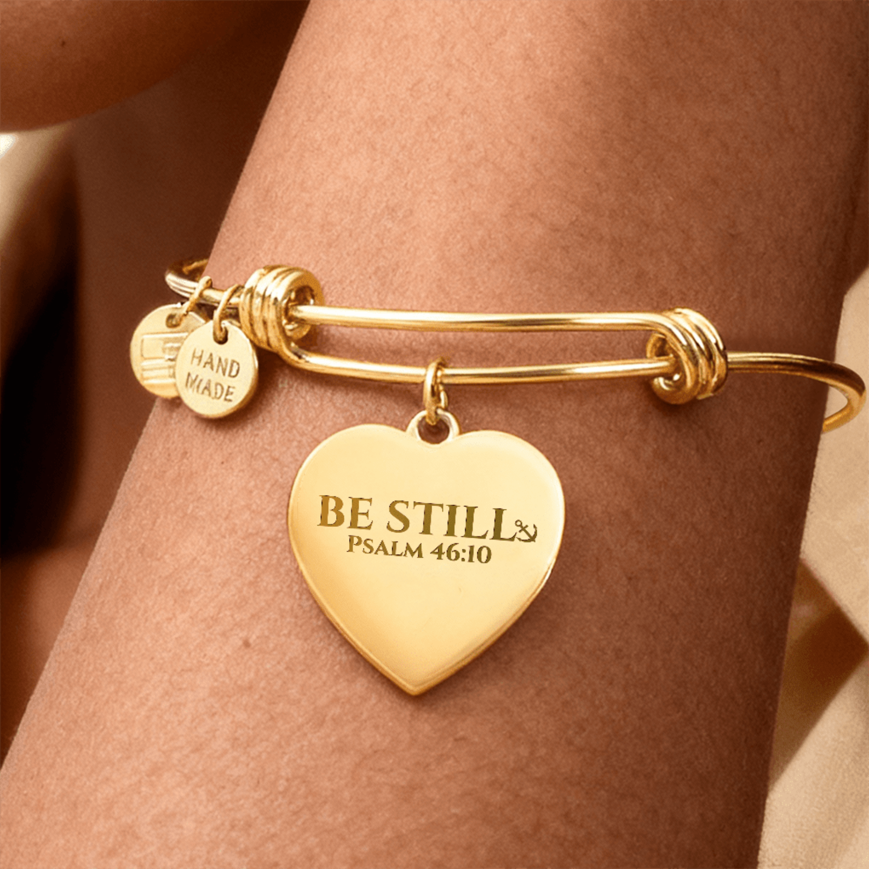 Be Still Bracelet – Psalm 46:10 Faith Reminder - Held & Anchored