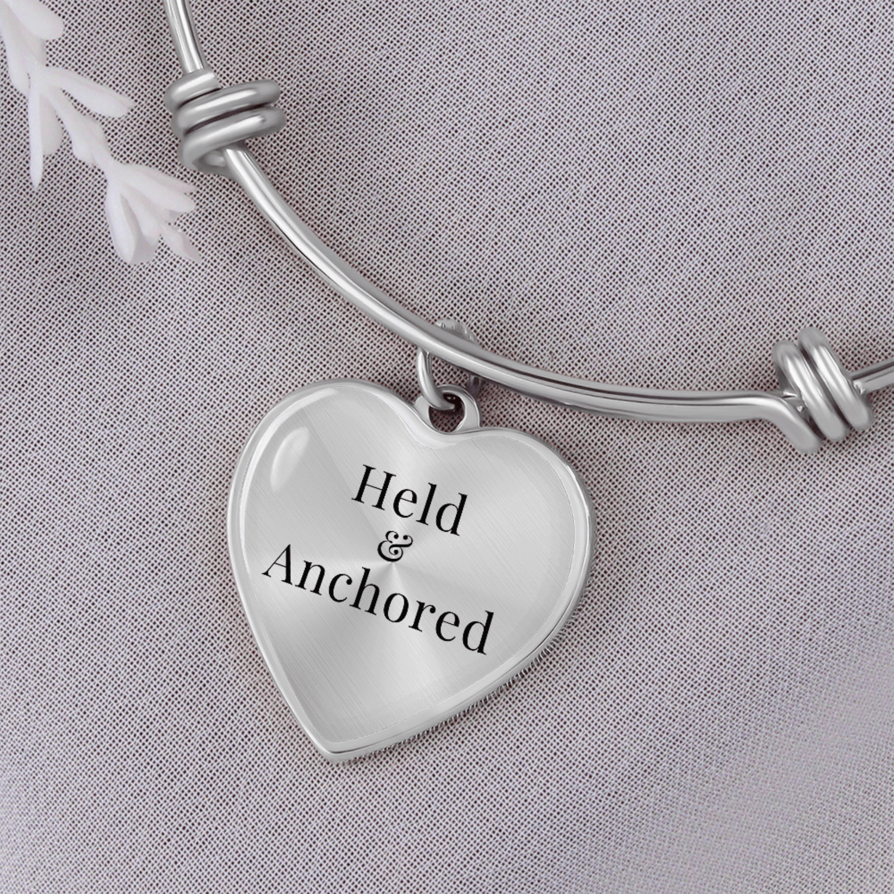 Held & Anchored Heart Bracelet – Faith Inspired Jewelry - Held & Anchored
