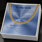 Faith Necklace – To My Son - Held & Anchored