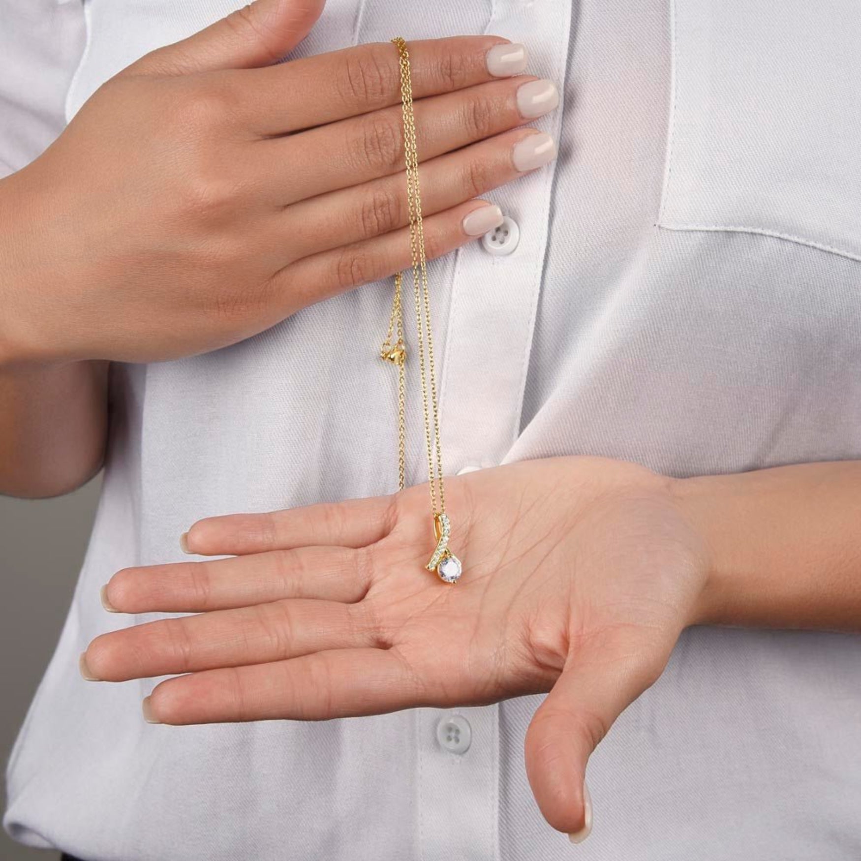 Faith Necklace – To My Daughter - Held & Anchored