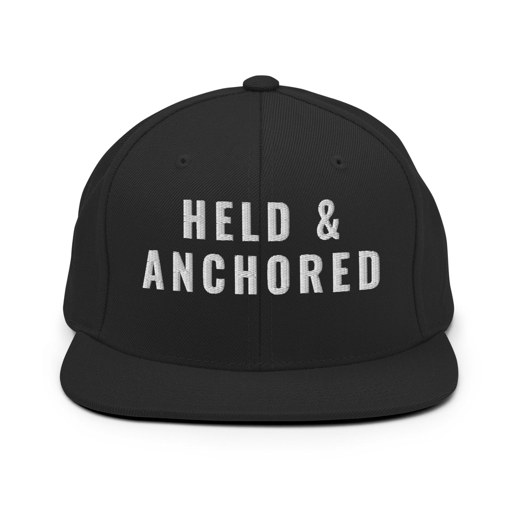 Held & Anchored Snapback Hat - Held & Anchored