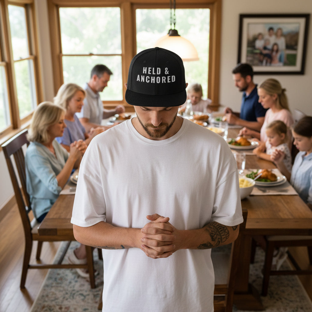 Held & Anchored Snapback Hat - Held & Anchored
