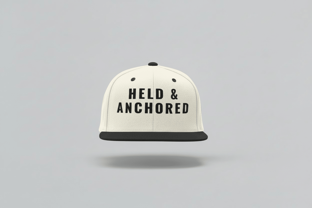 Held & Anchored Snapback Hat - Held & Anchored