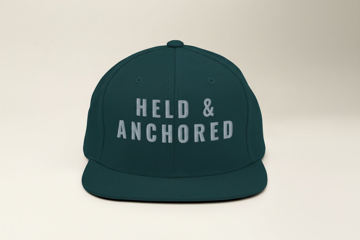 Held & Anchored Snapback Hat - Held & Anchored