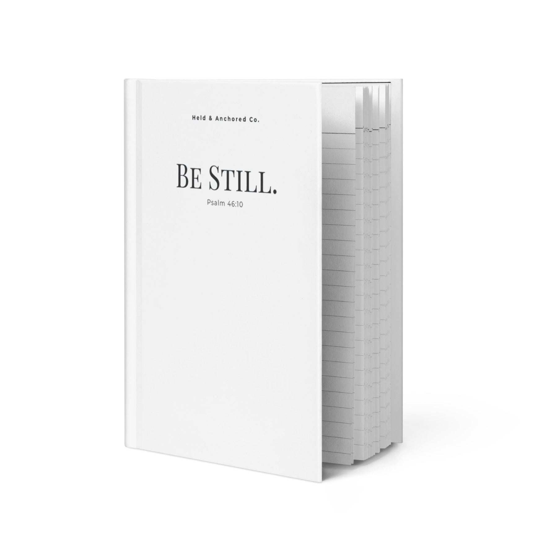 Be Still Journal – Matte Hardcover | Held & Anchored Co. - Held & Anchored