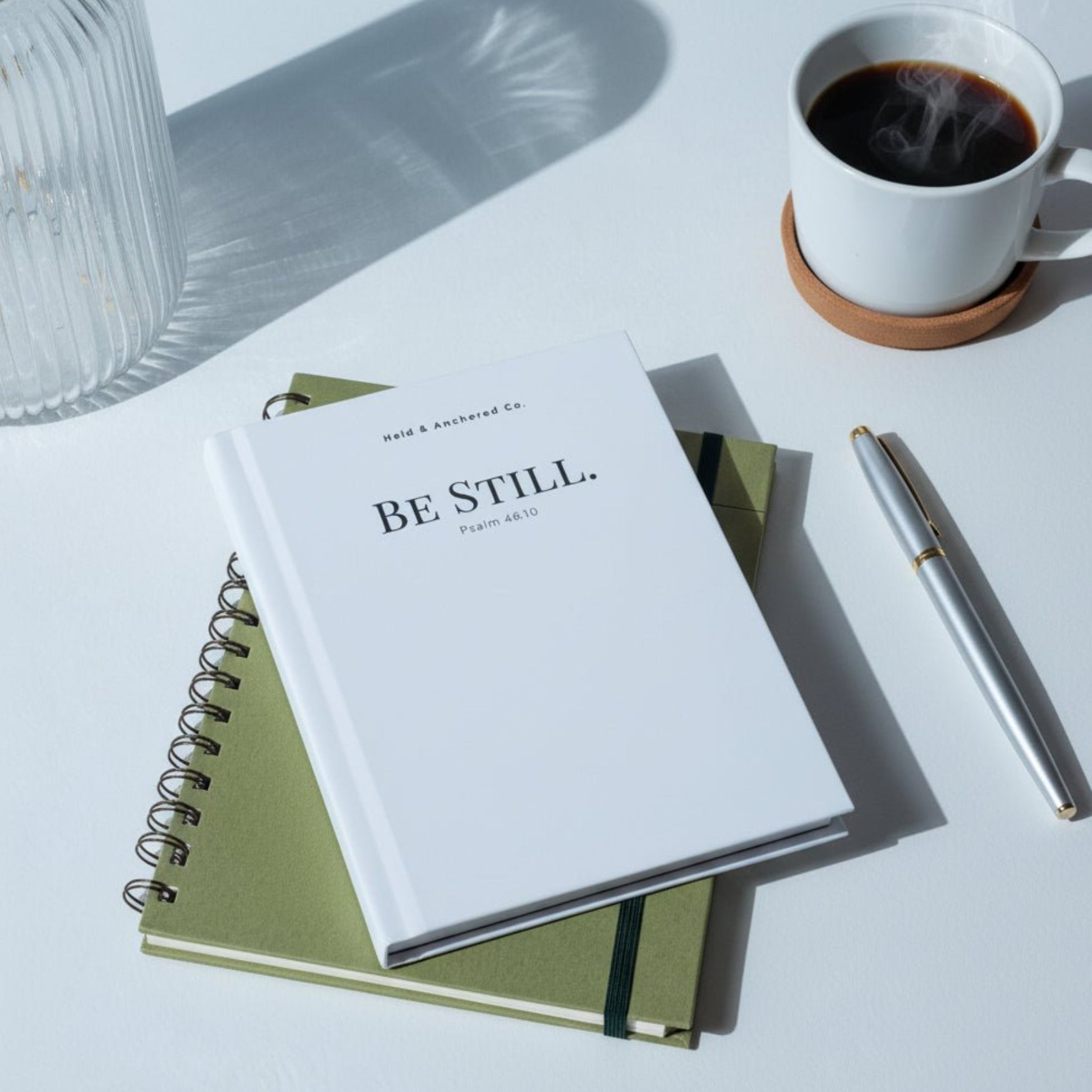 Be Still Journal – Matte Hardcover | Held & Anchored Co. - Held & Anchored